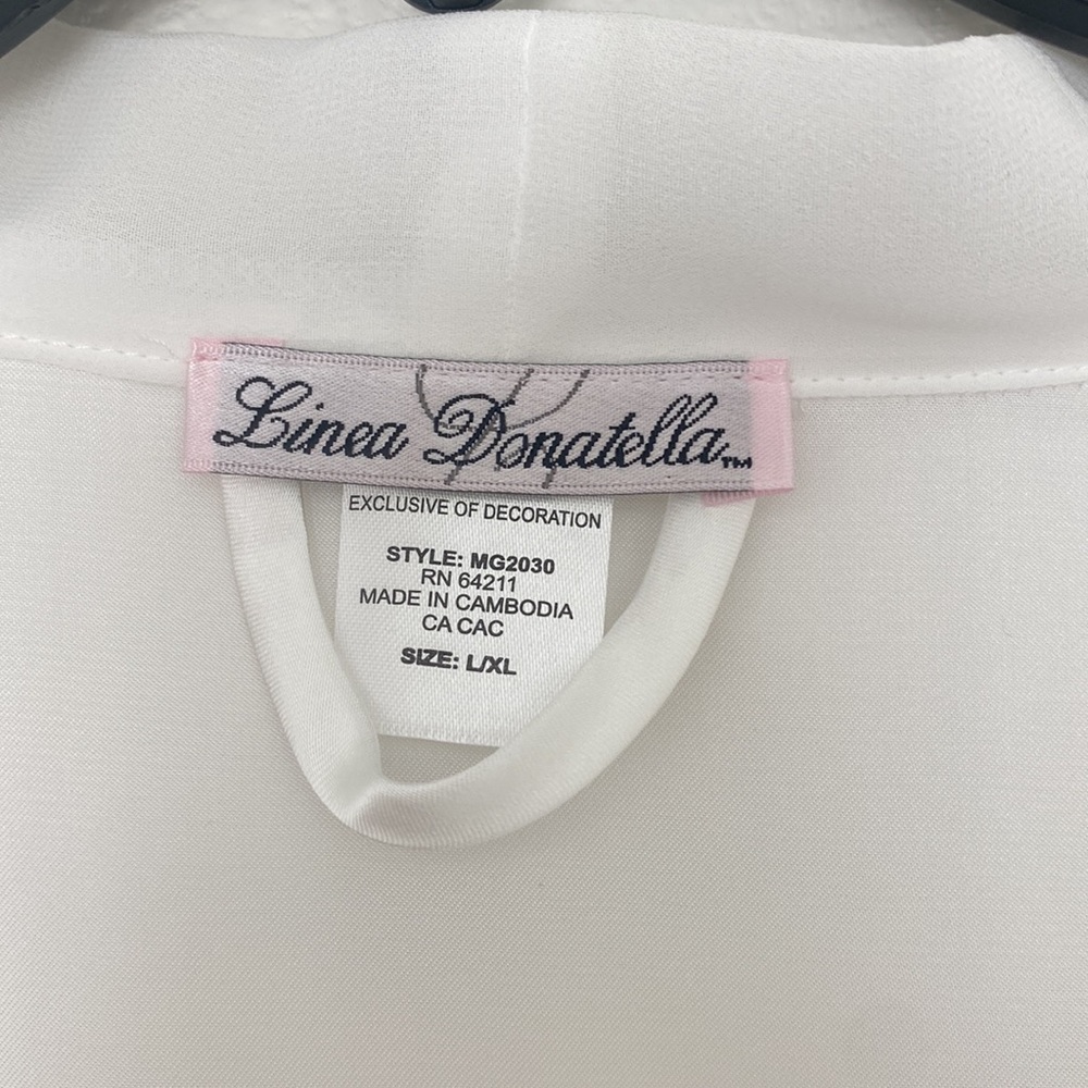 Brand New Linea Donatella Satin Bridal Wrap Robe Wedding Edition - Picture 5 of 6